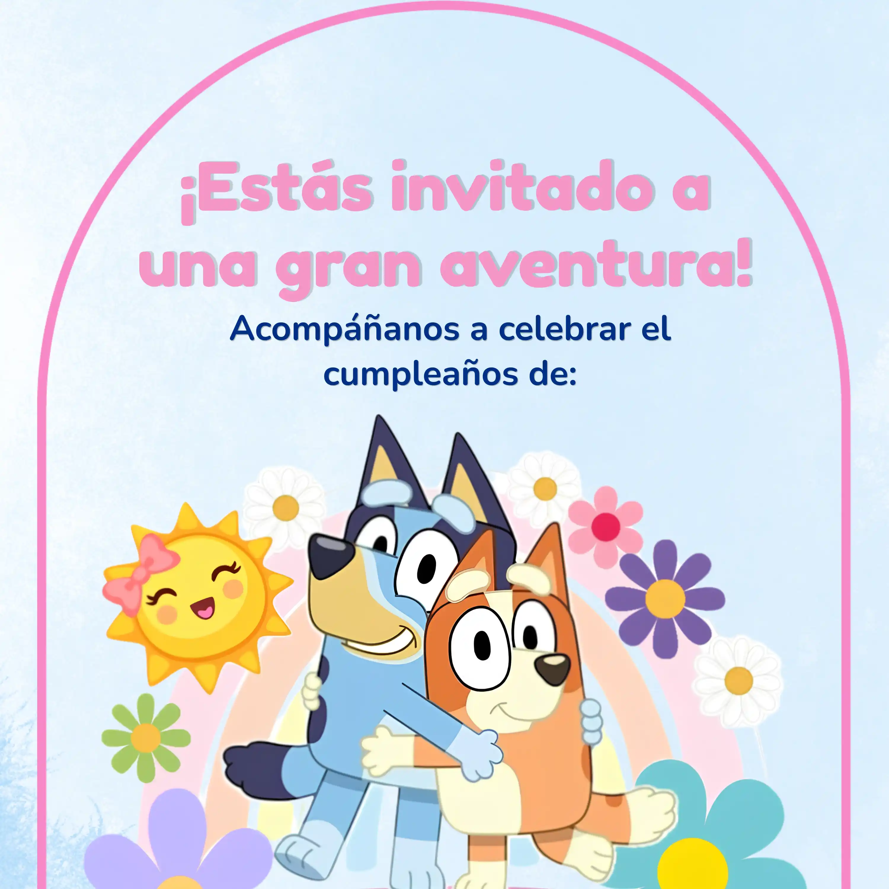 Vista previa del diseño Bluey